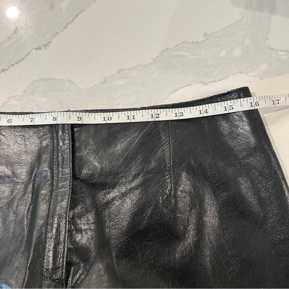 Rudsak Smooth Leather French Waist Leather skirt - Picture 11 of 14